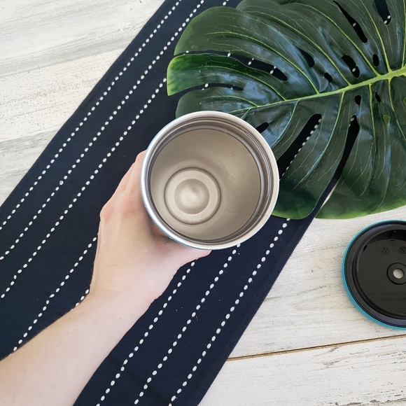 Starbucks| 16 Oz Grande Blue Stainless Steel Tumblr No Straw - Picture 6 of 8